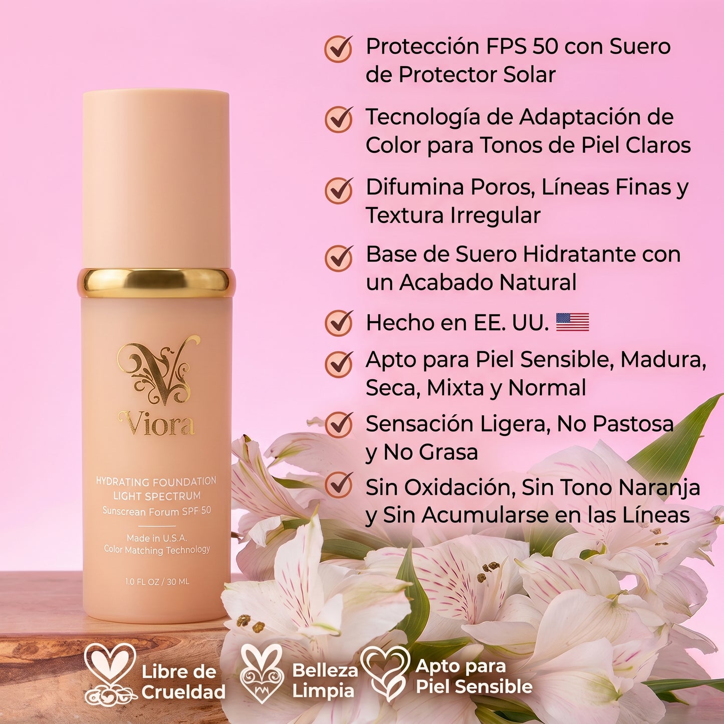 Viora™ Base inteligente 4 en 1: Tono Perfecto